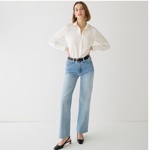 J.Crew High-rise '90s wide-leg jean in Morningside wash. Size 32 short